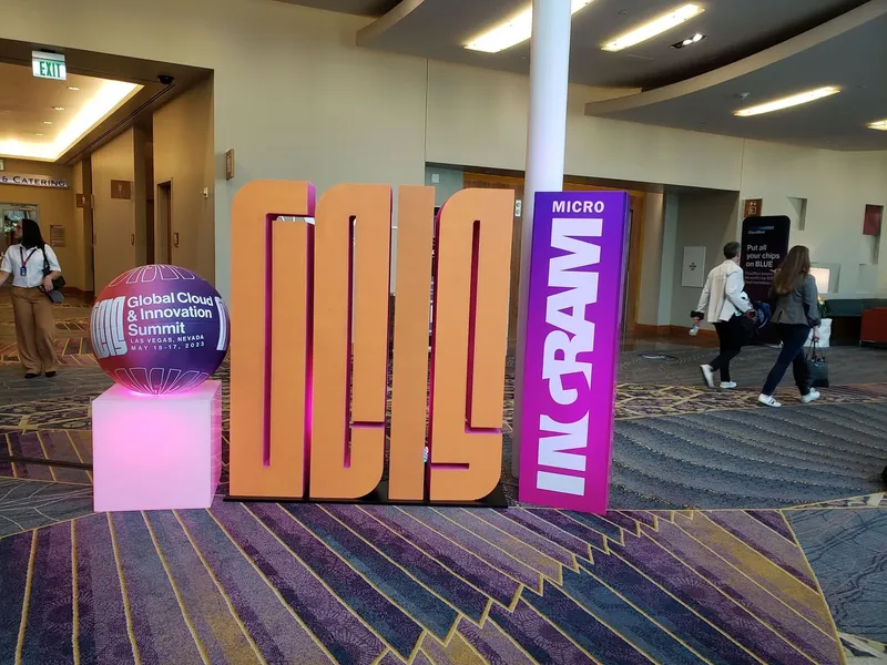 GCIS 2023 · Las Vegas · lobby installation