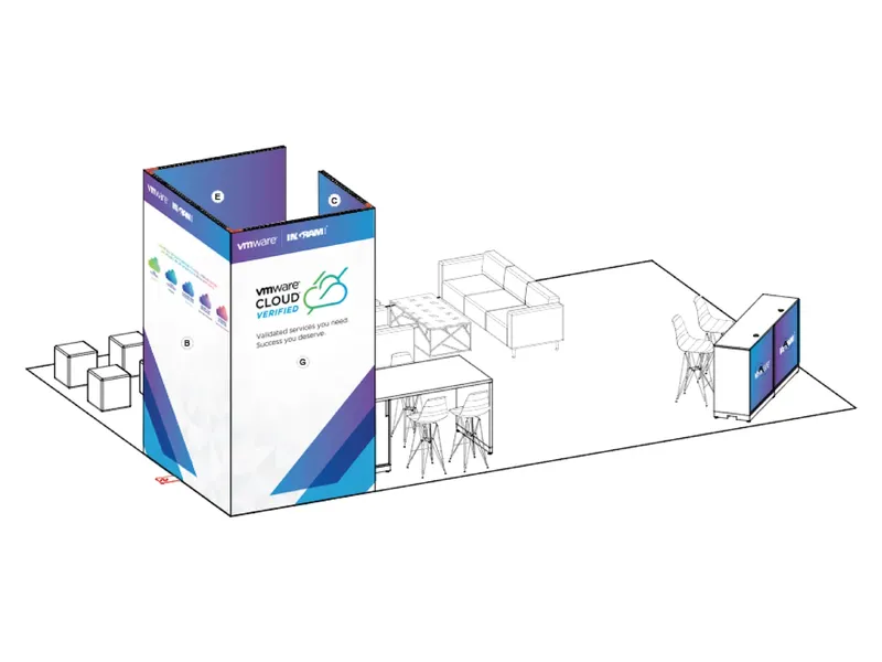 VMware at GCIS 2023 · booth render