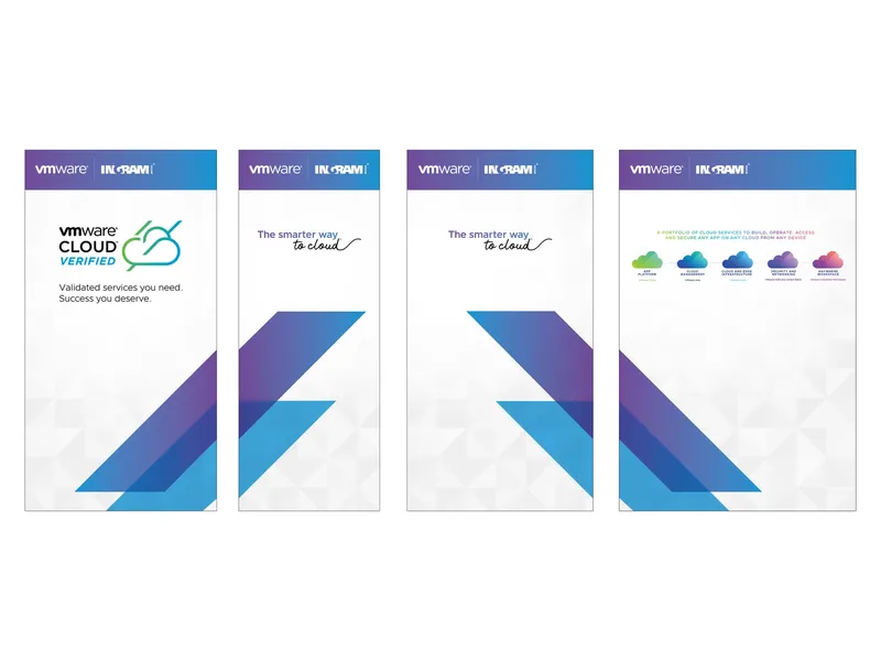VMware at GCIS 2023 · fabric panels, print-ready