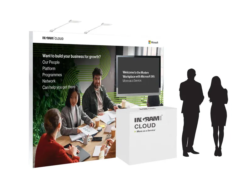 Microsoft cloud partner · inline booth