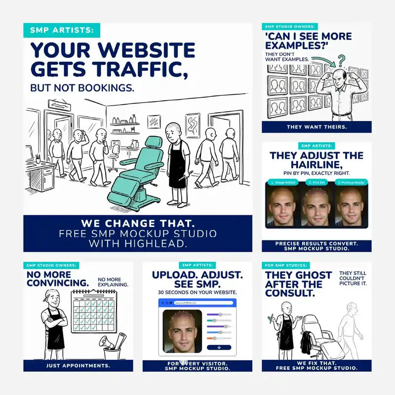 HighLead static ad concepts