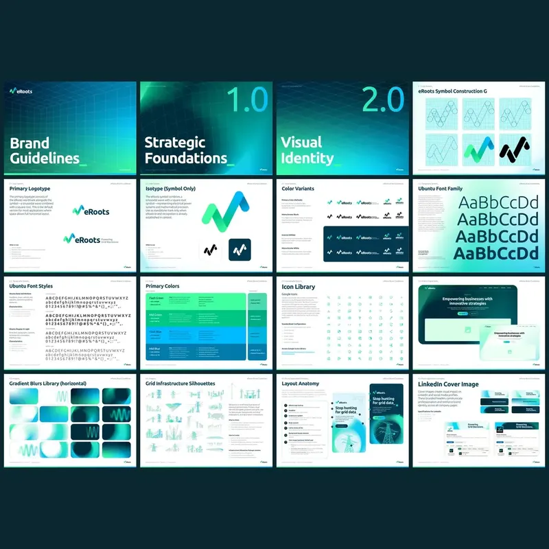 eRoots Analytics · brand guidelines