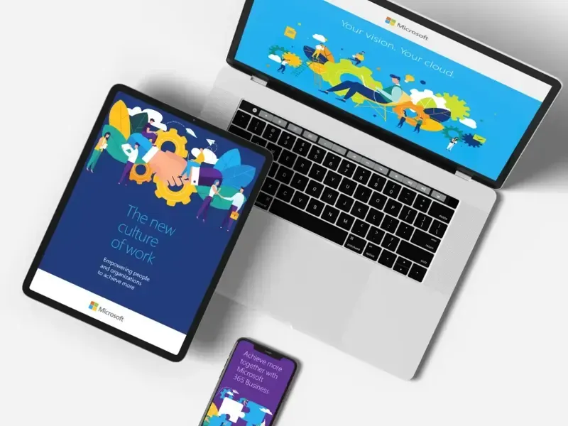 Microsoft co-branded campaigns